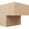 Ekena Millwork 12"W x 12"D x 12"H Wide Chapel Hill Rough Cedar Woodgrain TimberThane Corbel, Primed Tan CORUR12X12X12CHPRCPR - alternate 1